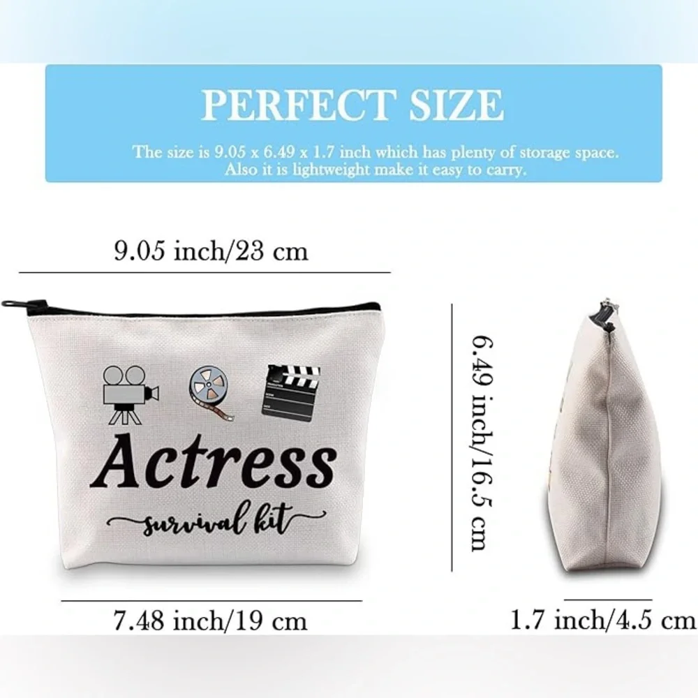 GJTIM women’s Actress Survival Kit Graphic Makeup Bag